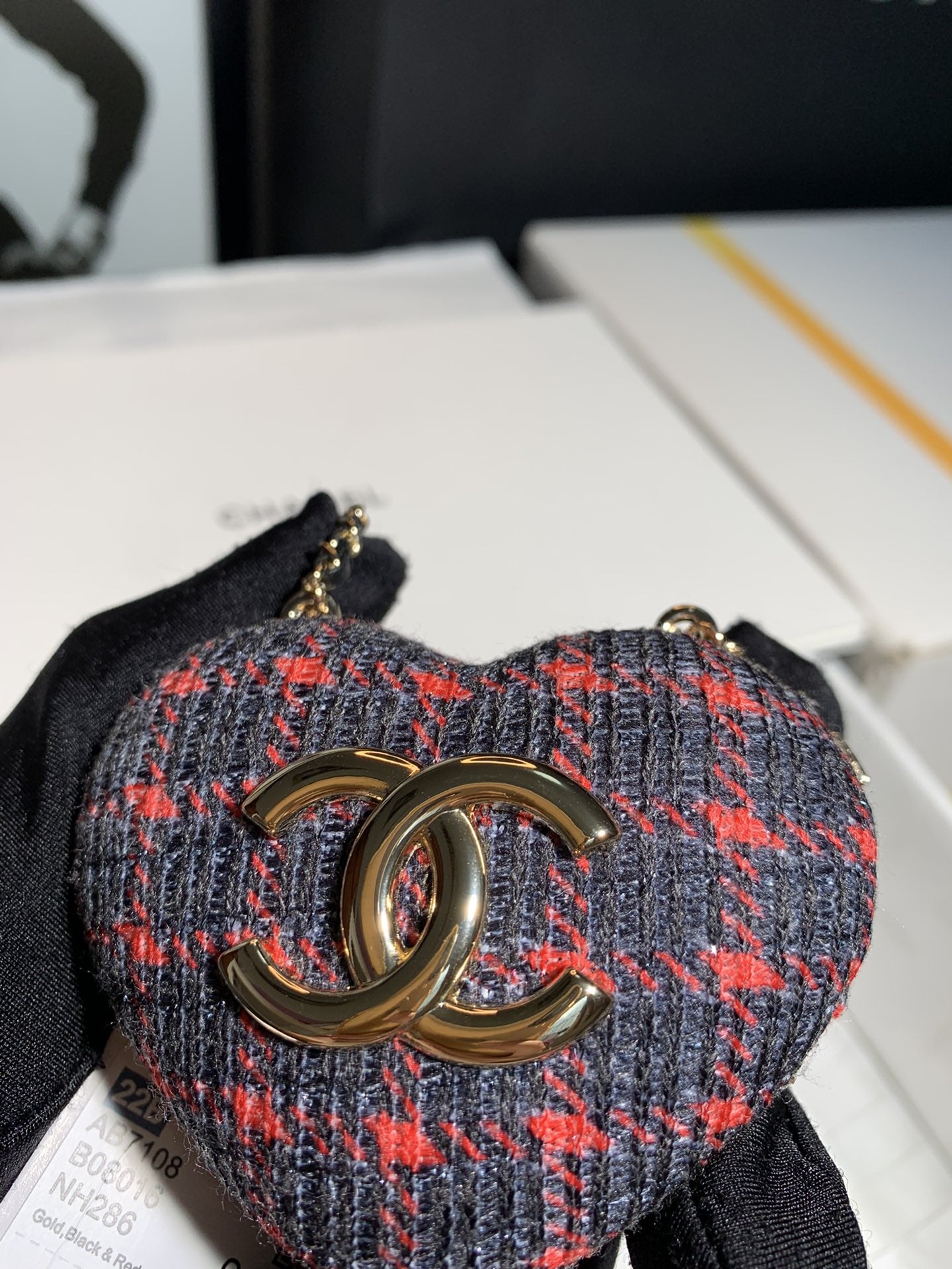 ChanelLong Necklace Bag Dark Blue For Women, Women’s Bags 3in/7.6cm