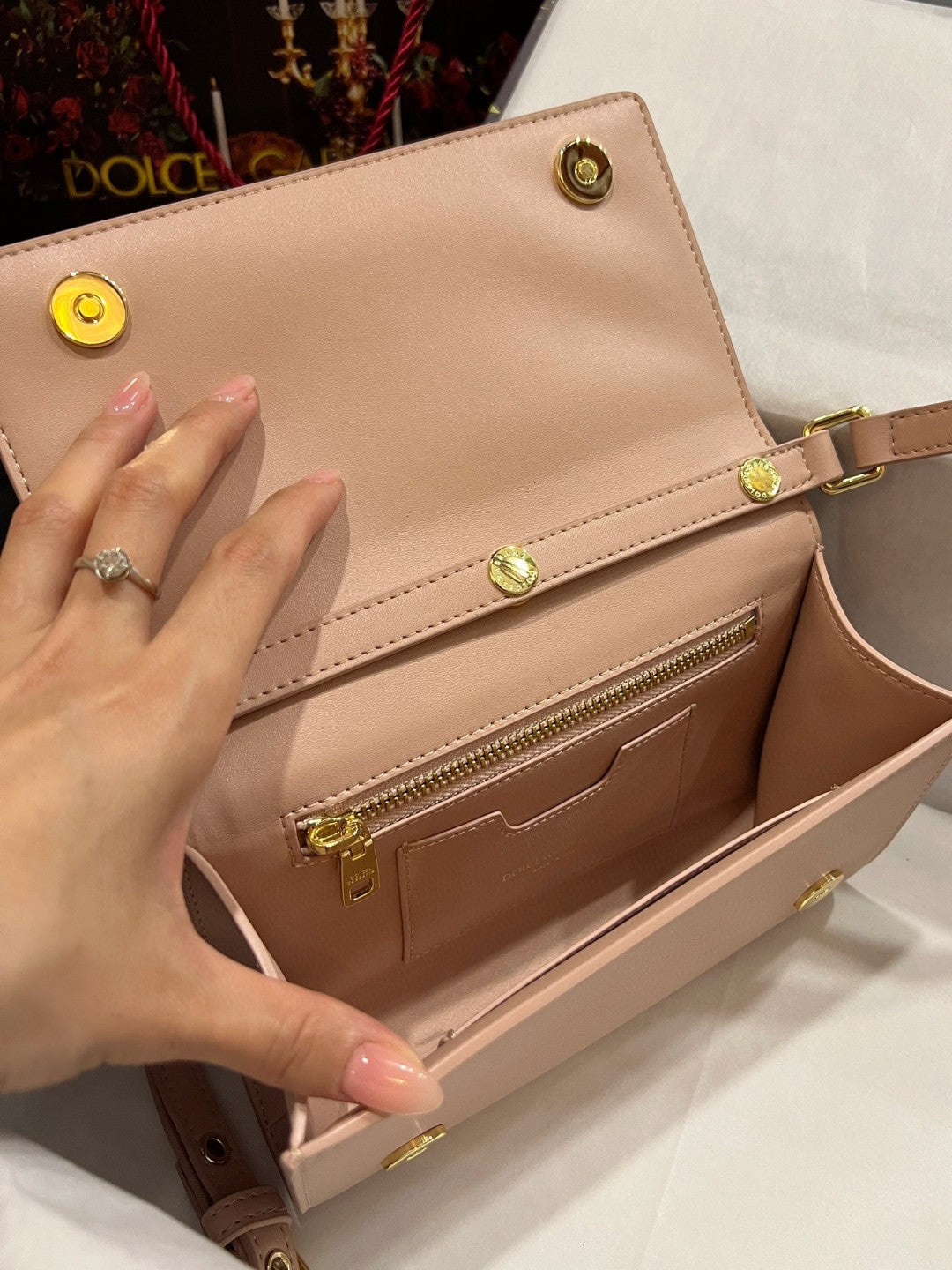 DG 3.5 Clutch Beige For Women 8.3in/21cm DG
