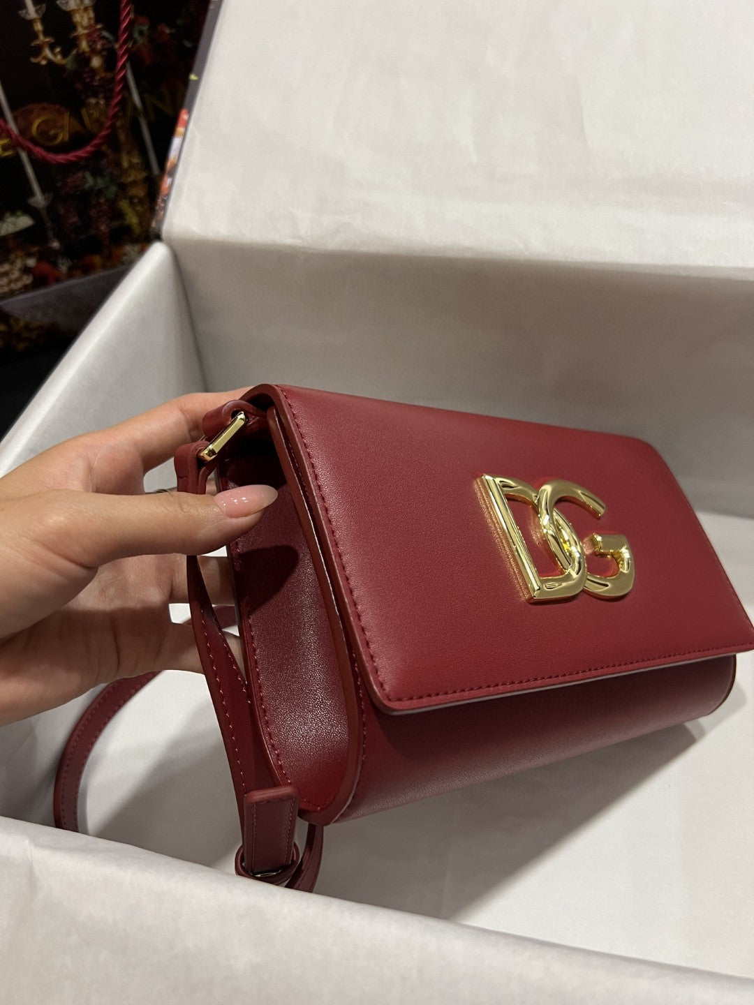 DG 3.5 Clutch Burgundy For Women 8.3in/21cm DG