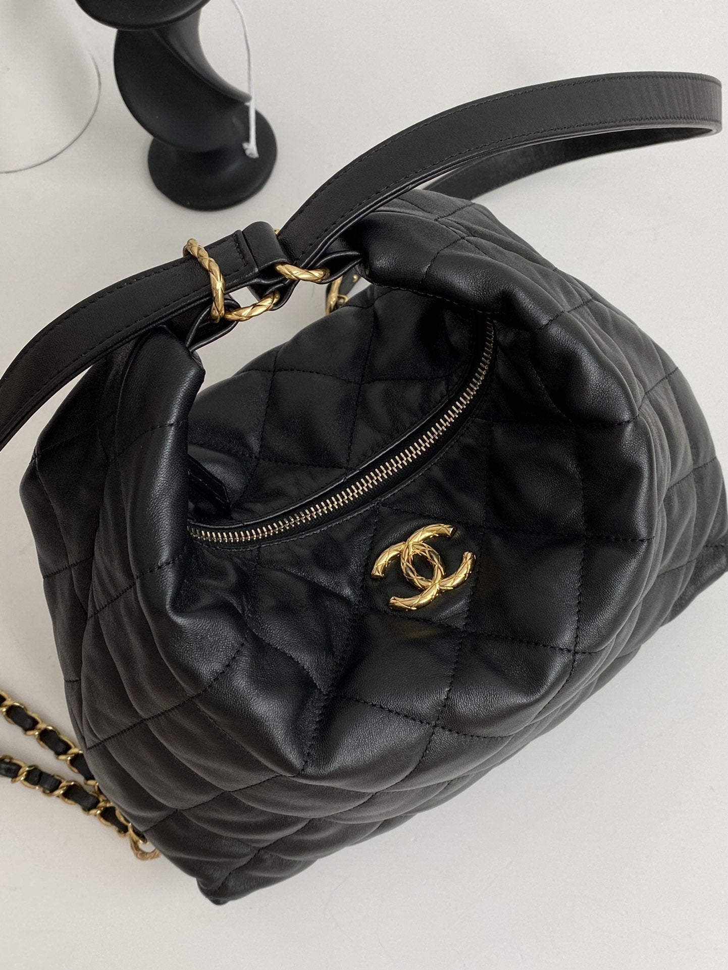 ChanelMaxi Hobo Bag Black For Women, Women’s Bags 13.7in/35cm AS3488 B08857 94305