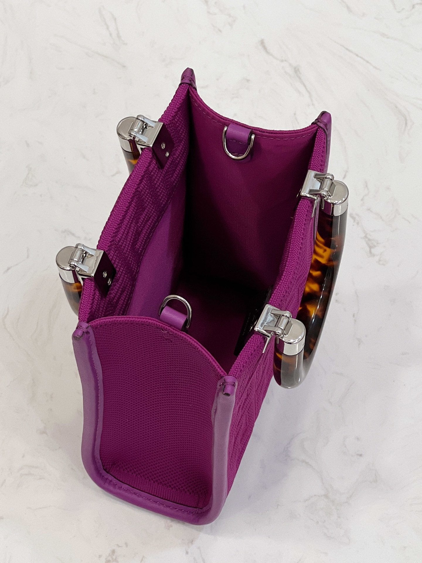 FI Mini Sunshine Shopper Purple For Women, Women’s Handbags, Shoulder And CrossBody Bags 7.1in/18cm FF 8BS051