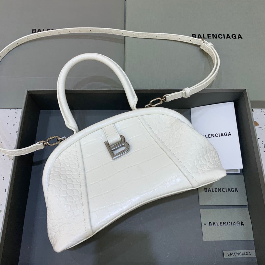 Balen Small Editor Bag In White, For Women, Bags 13in/33cm