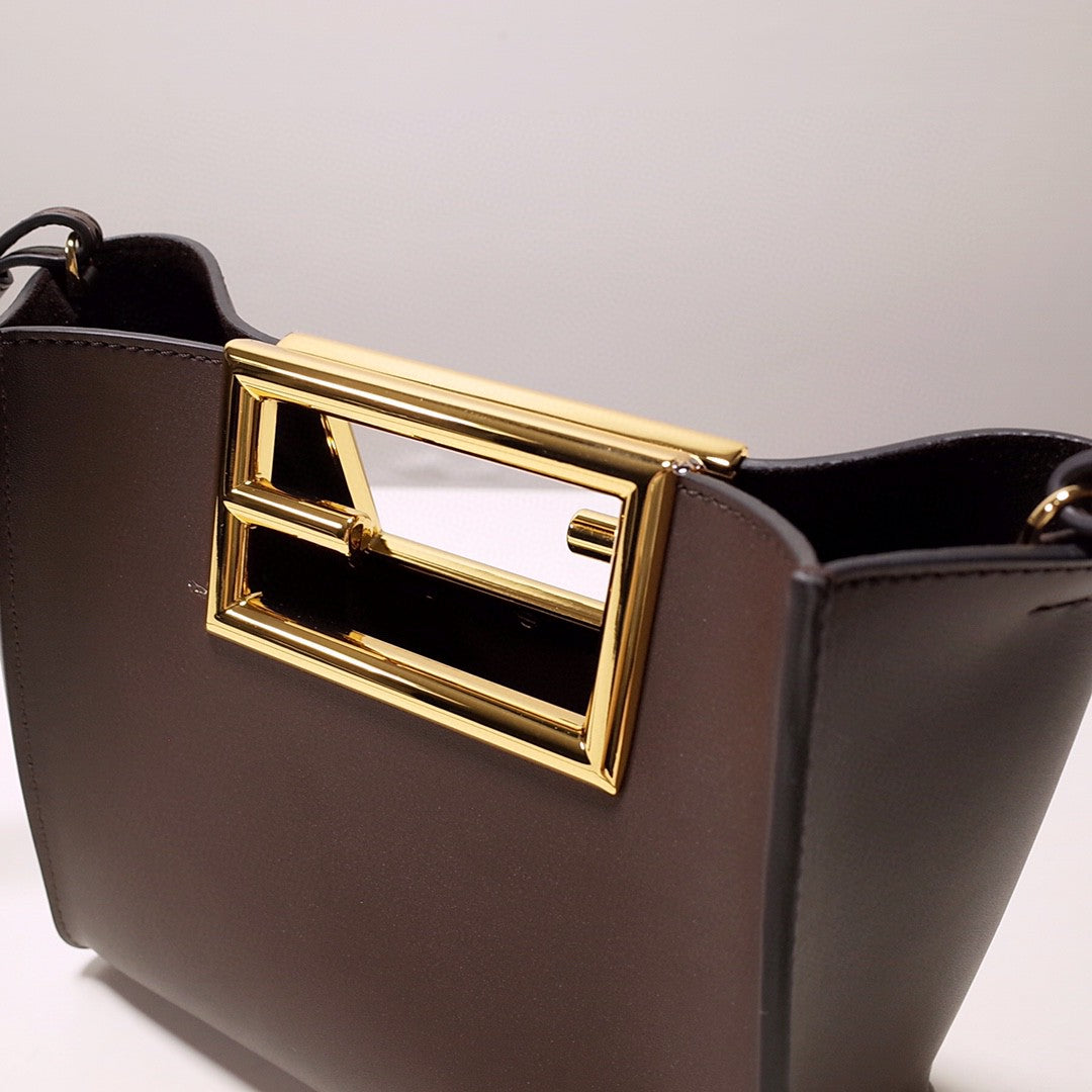 FI Way Small Dark Grey Bag For Woman 17.5cm/7in