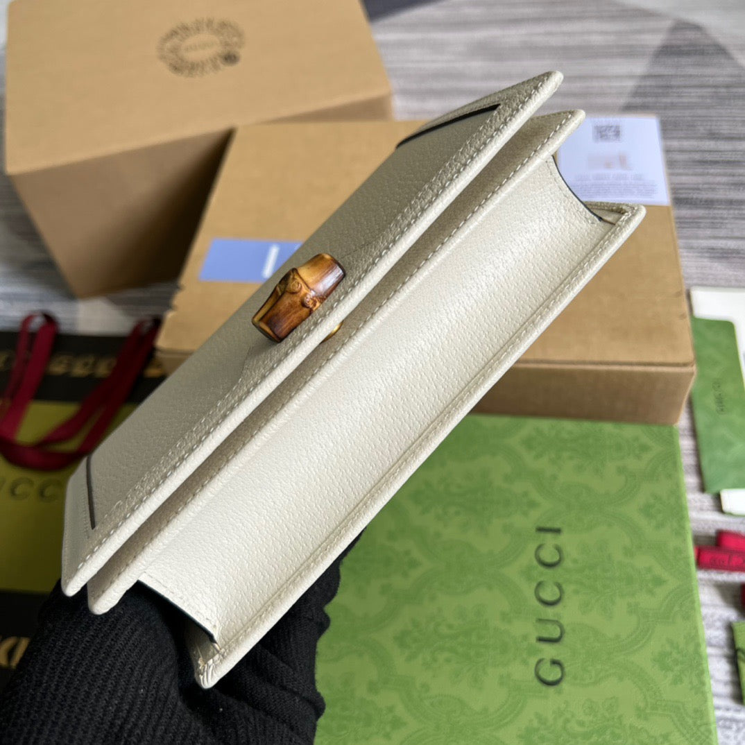 gg Diana Mini Bag With Bamboo White For Women, Women’s Bags 7.5in/19cm gg