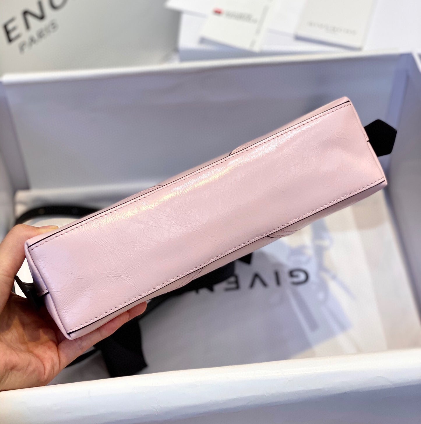 gv AAA Quality Messenger Bag Light Pink For Women, Handbags, Shoulder And Crossbody Bags 9.8in/25cm GVC