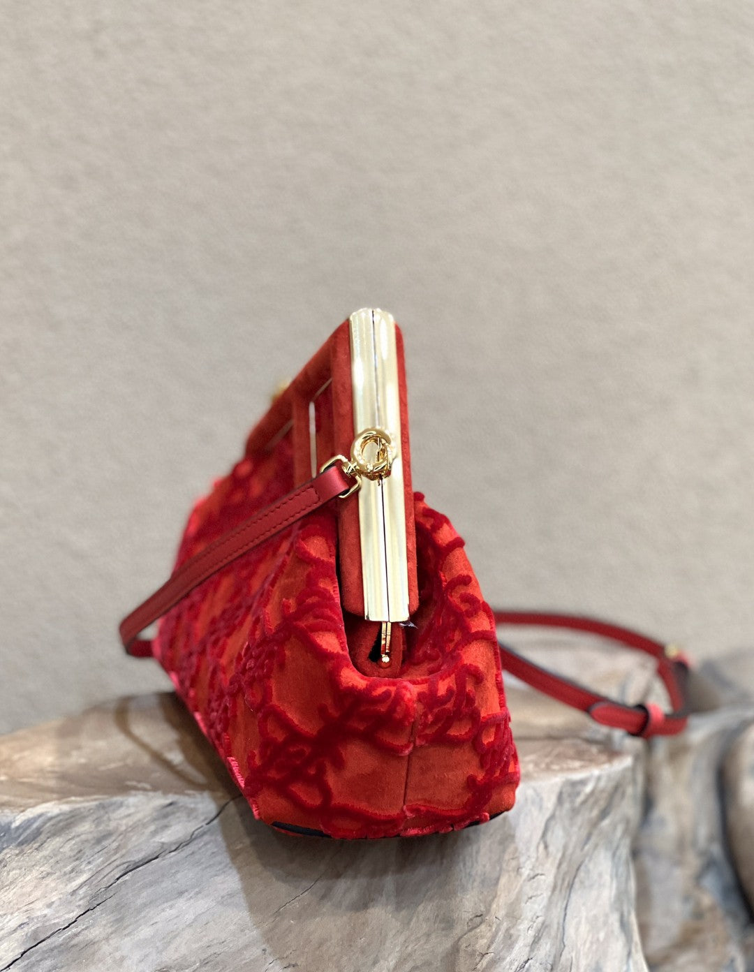 FI First Small Red Bag For Woman 26cm/10in