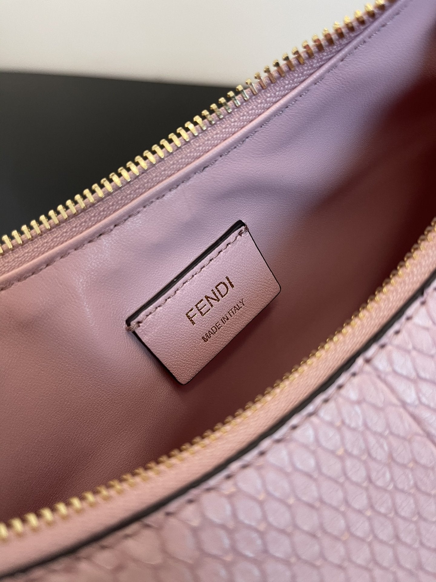 FI FIgraphy Pale pink Python Small Bag For Woman 29cm/11in 8BR798AHN2F1HKJ