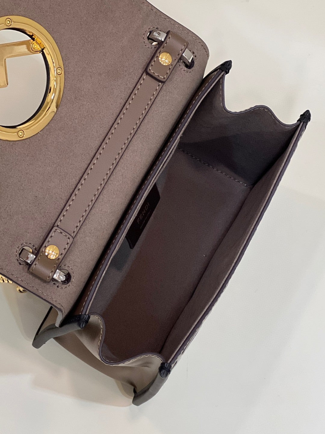 FI Kan I F Small Brown Bag For Woman 15cm/5.5in 8BT286A651F13VK