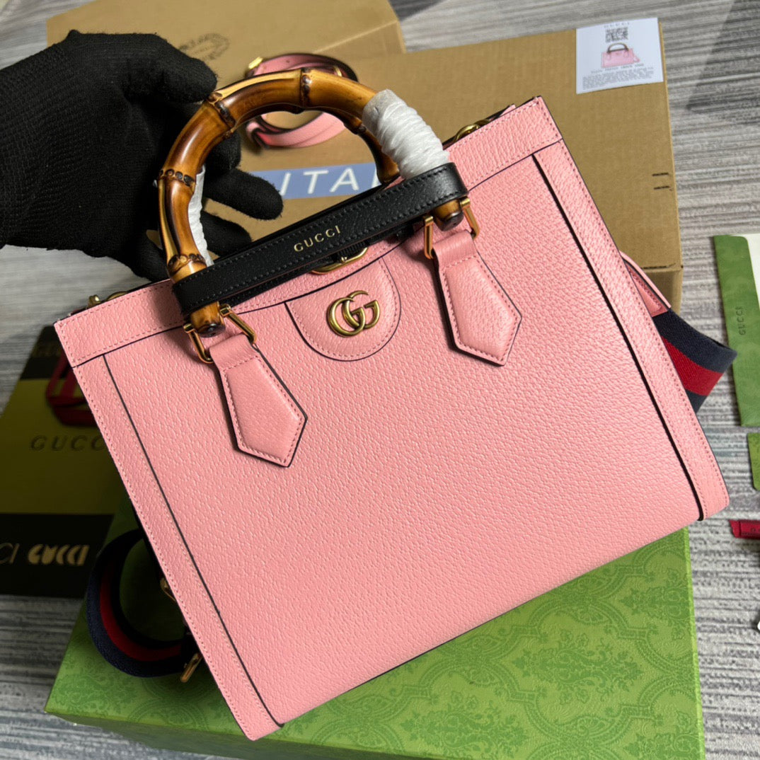 gg Diana Small Tote Bag Pink For Women, Women’s Bags 11in/27cm gg