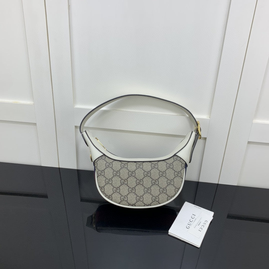 gg Ophidia gg Mini Bag Beige And Ebony gg Supreme Canvas For Women 7.9in/20cm gg 658551 96IWG 9794