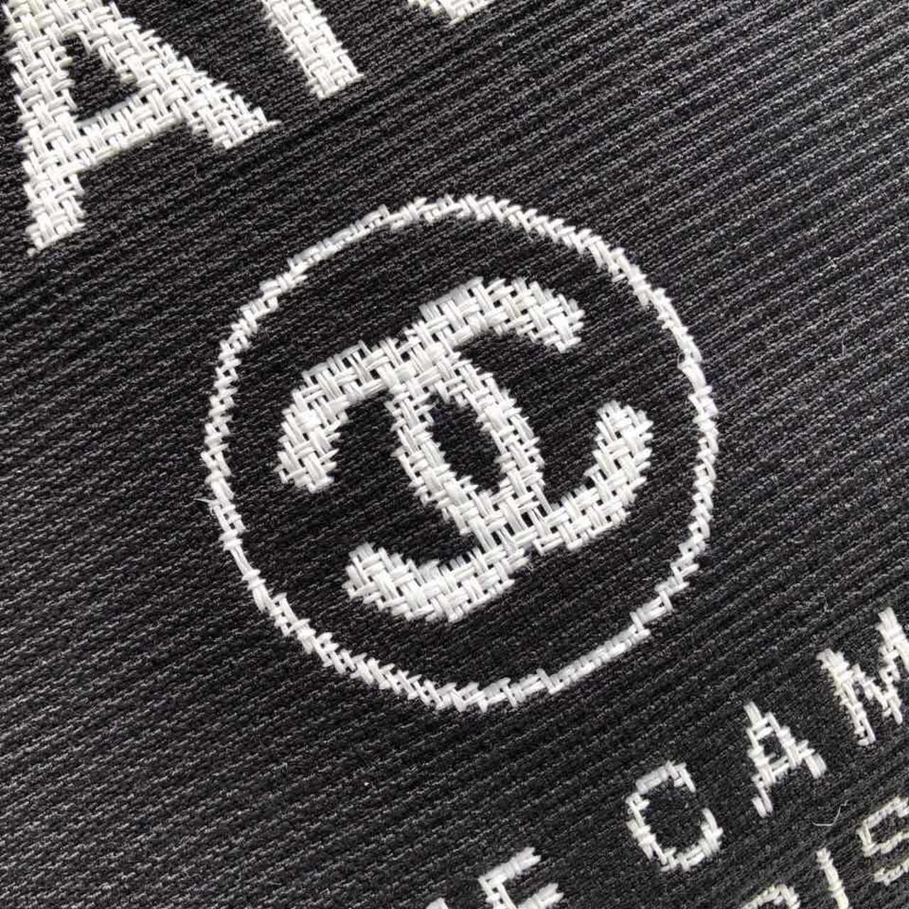 Chanel Deauville Tote Canvas Bag Black For Women, Women’s Handbags, Shoulder Bags 15in/38cm A66941