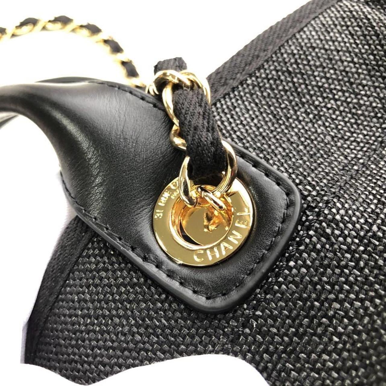 Chanel Deauville Tote 38cm Black/Grey For Women A66941