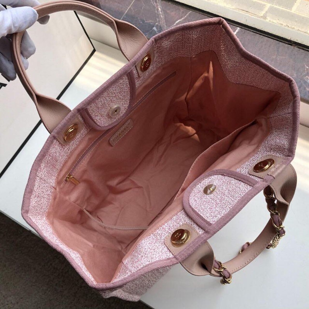 Chanel Deauville Tote 38cm PiNike For Women A66941