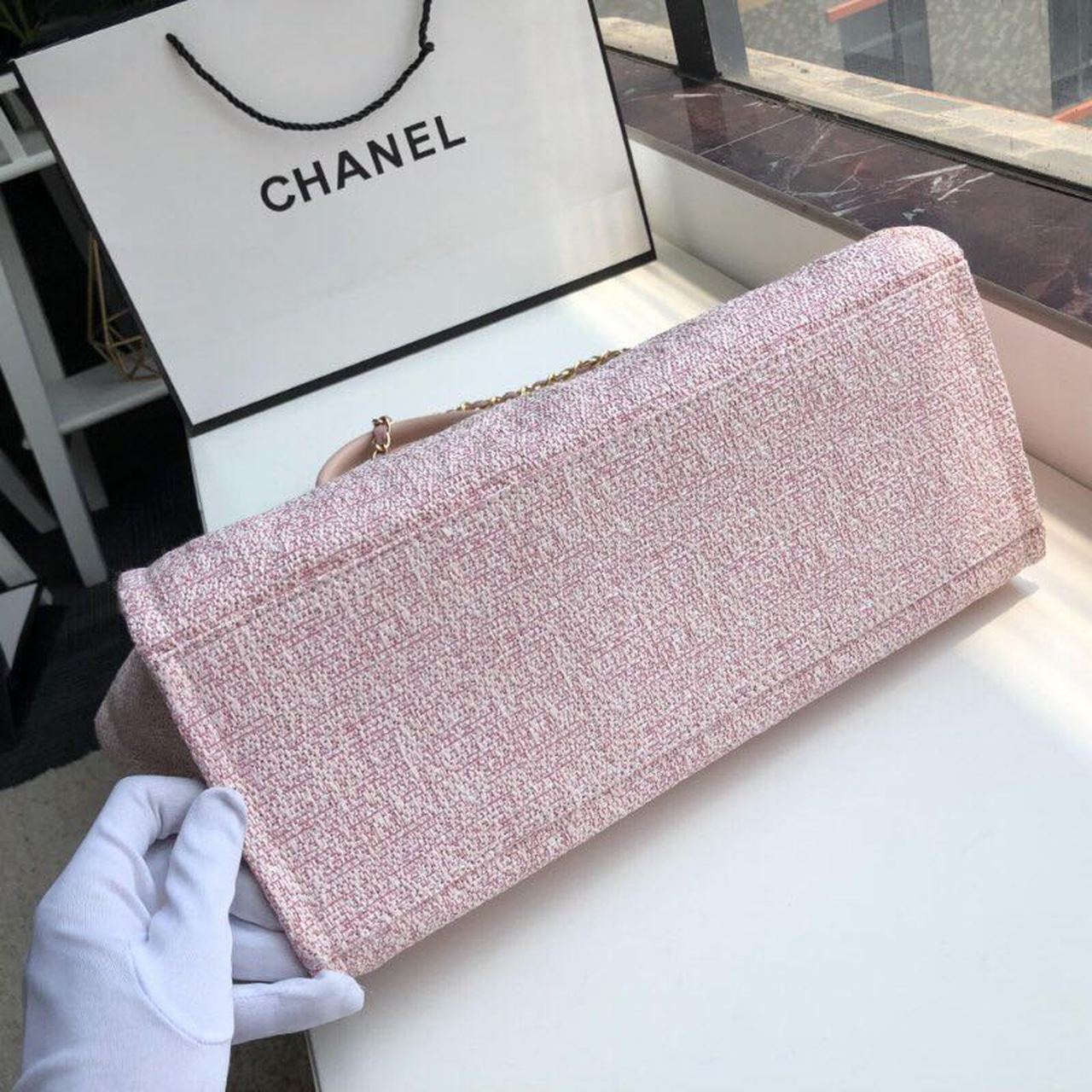 Chanel Deauville Tote 38cm PiNike For Women A66941