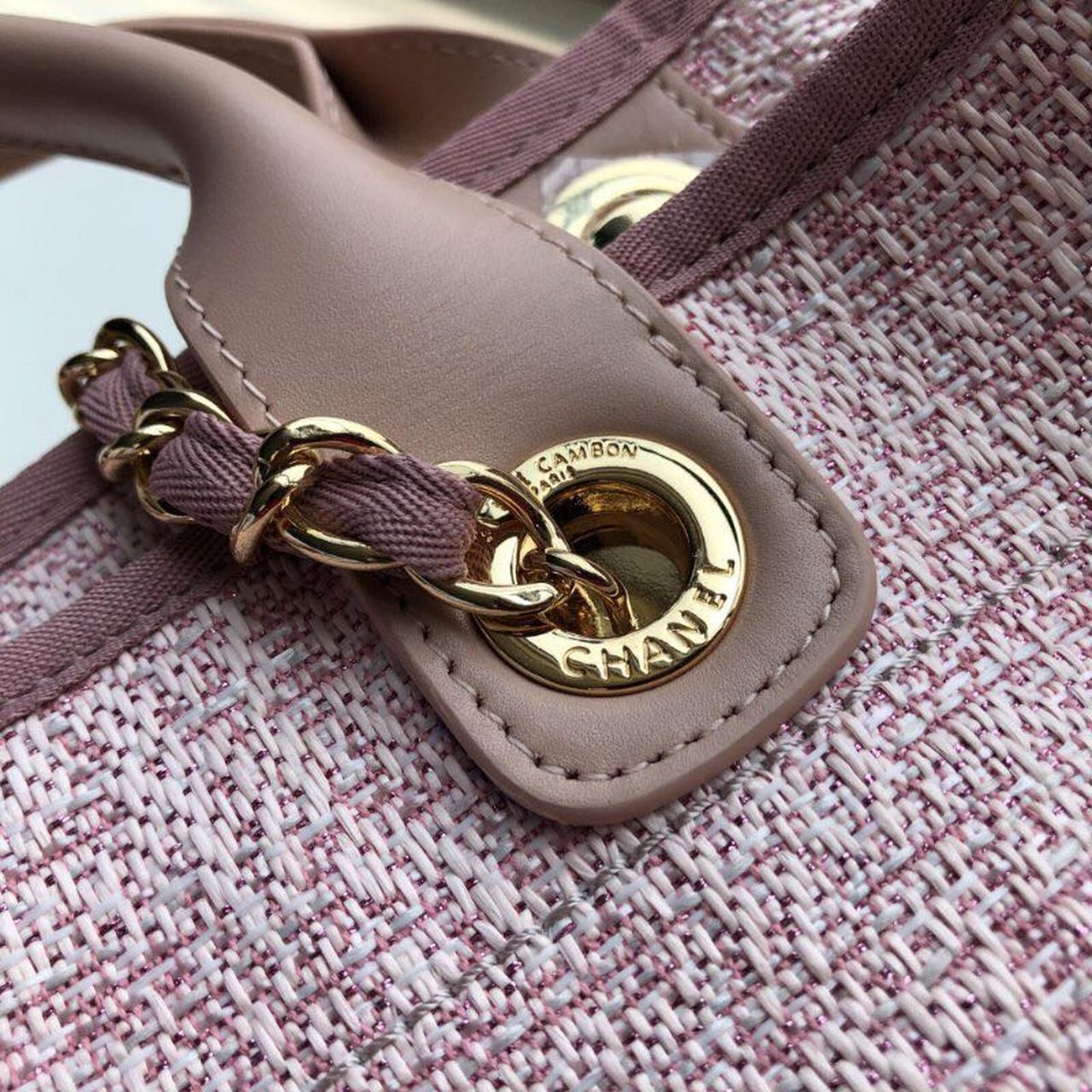 Chanel Deauville Tote 38cm PiNike For Women A66941