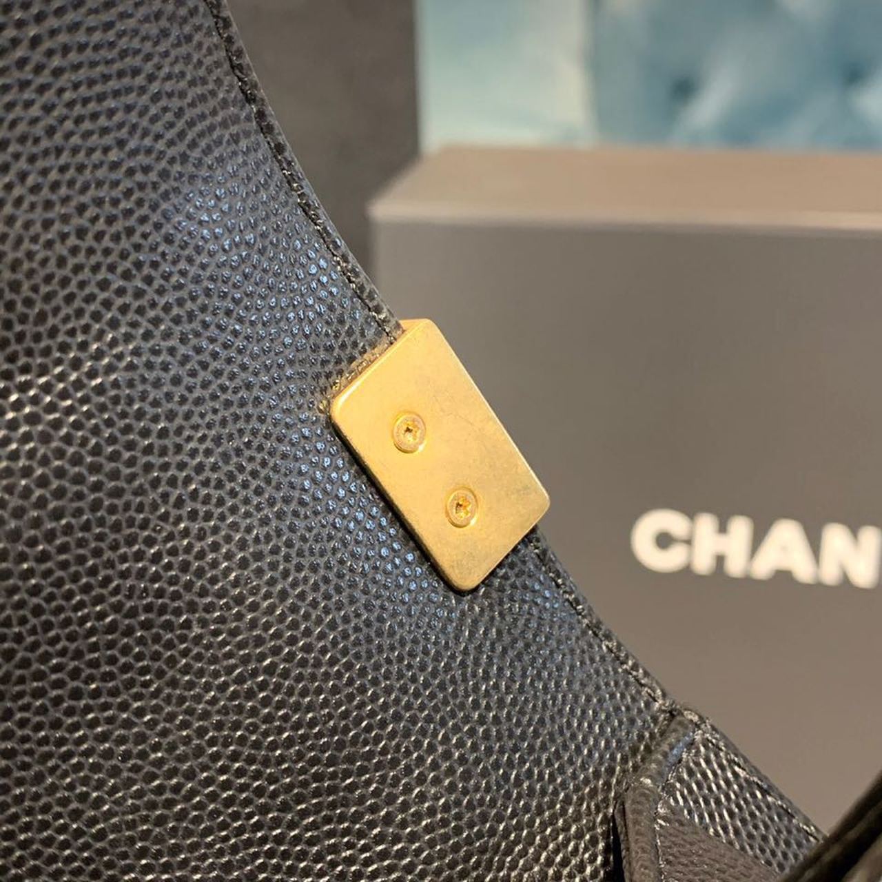 ChanelMini Boy HandBag Black For Women, Women’s HandBag, Shoulder And Crossbody Bags 7.8in/20cm
