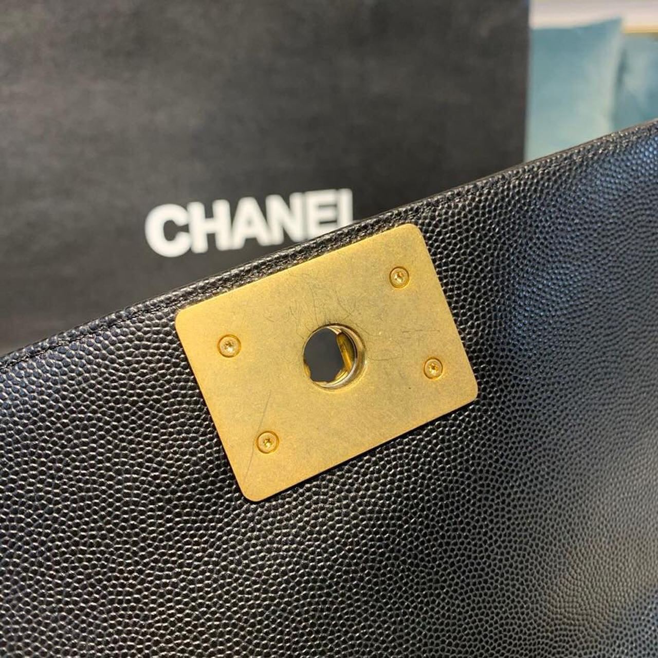 ChanelMini Boy HandBag Black For Women, Women’s HandBag, Shoulder And Crossbody Bags 7.8in/20cm