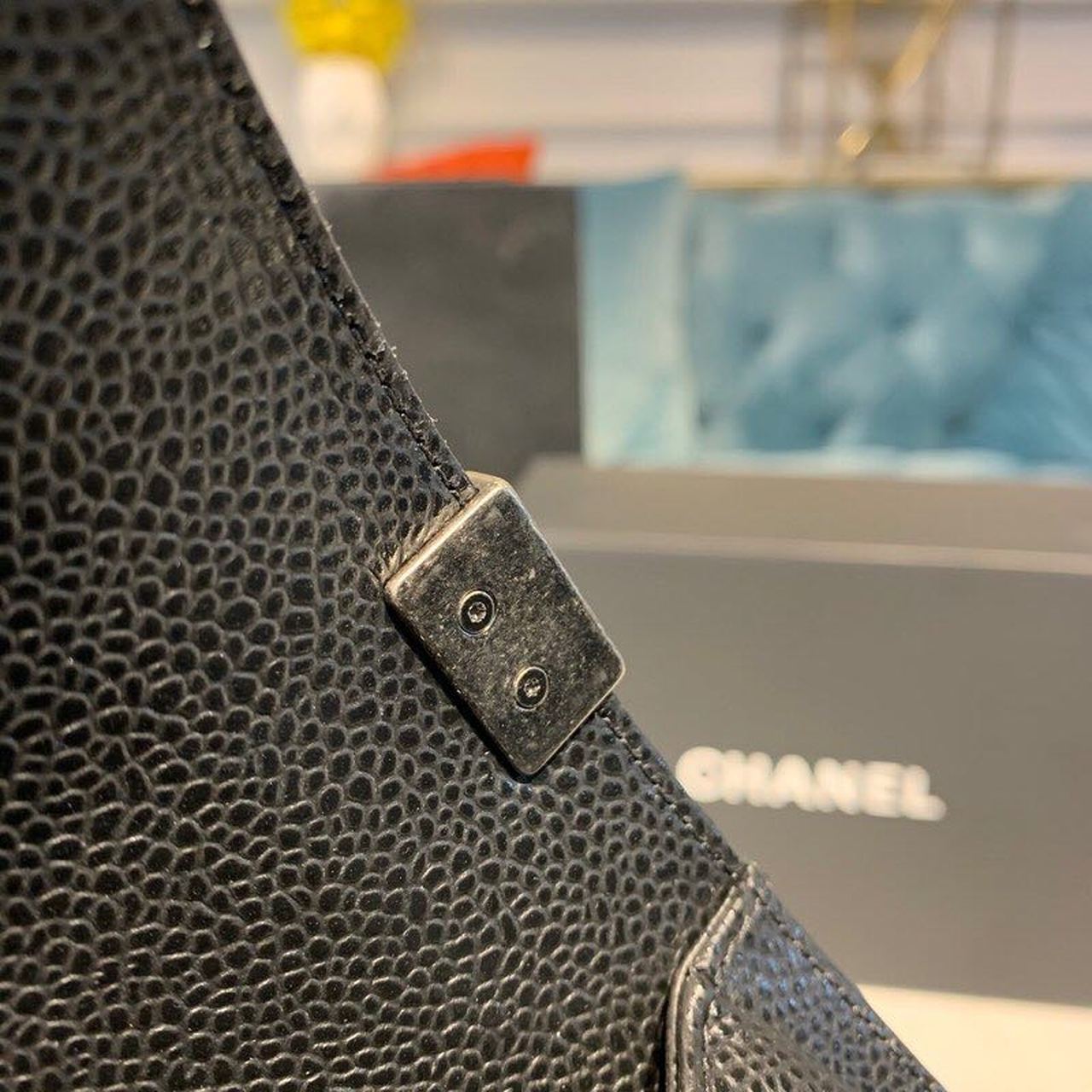 ChanelSmall Boy Handbag Silver Hardware Black For Women, Women’s Bags, Shoulder And Crossbody Bags 7.8in/20cm A67085