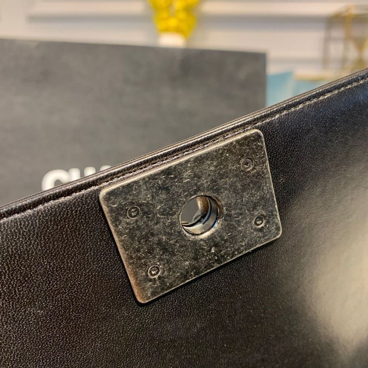 ChanelSmall Boy Handbag Silver Hardware Black For Women, Women’s Bags, Shoulder And Crossbody Bags 7.8in/20cm A67085