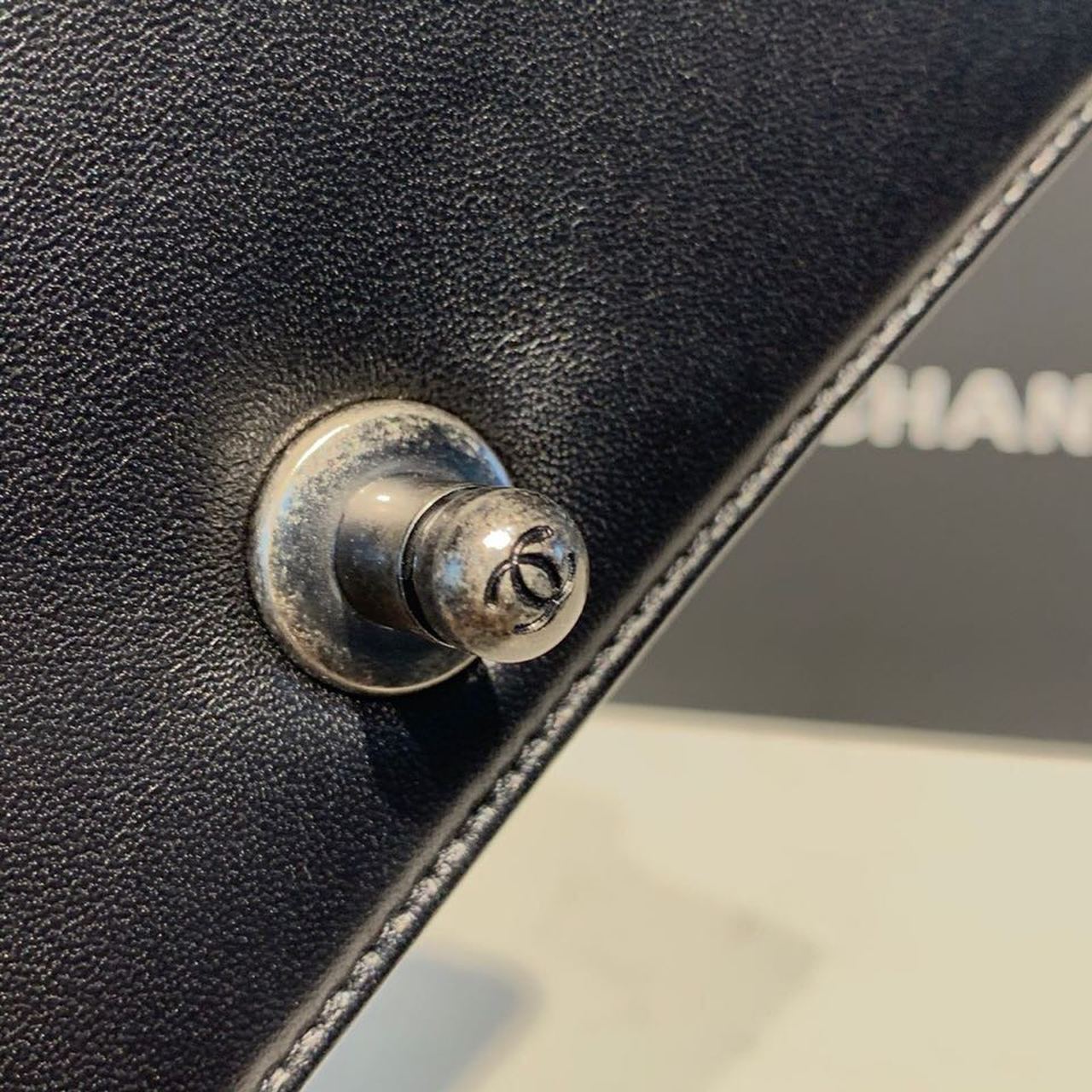 ChanelSmall Boy Handbag Silver Hardware Black For Women, Women’s Bags, Shoulder And Crossbody Bags 7.8in/20cm A67085