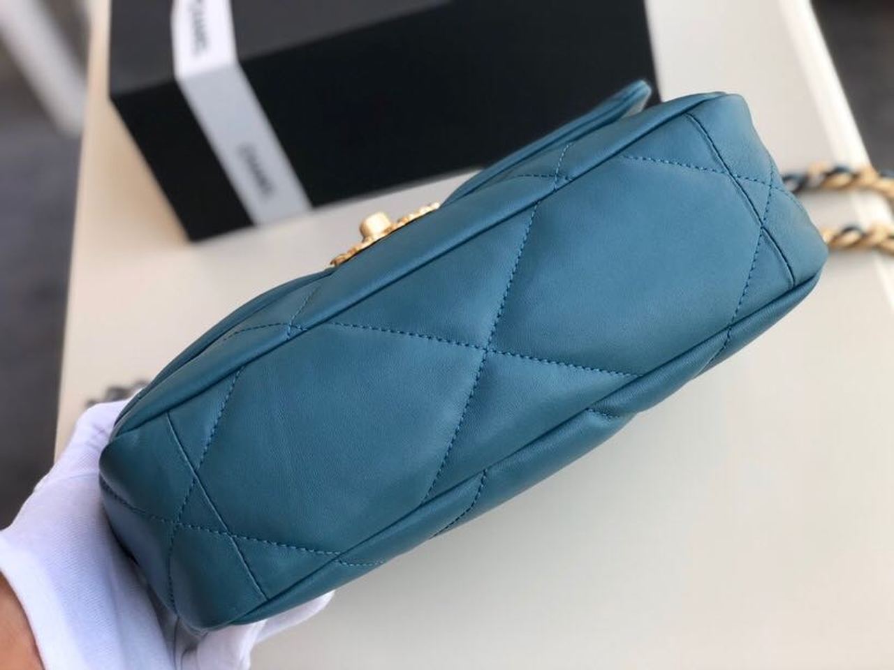 CHL 19 Handbag Teal For Women, Women’s Bags, Shoulder And Crossbody Bags 10.2in/26cm AS1160