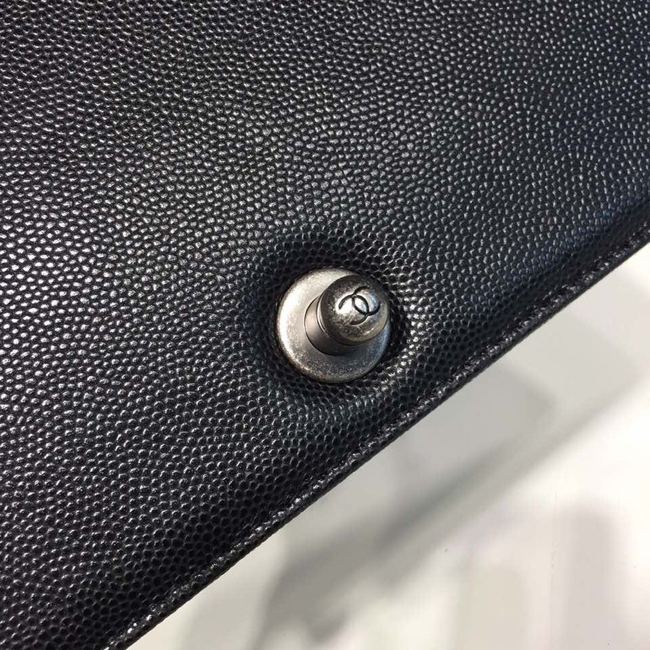 CHL Boy Handbag Silver Hardware Black For Women, Women’s Handbags, Shoulder And Crossbody Bags 9.8in/25cm A67086