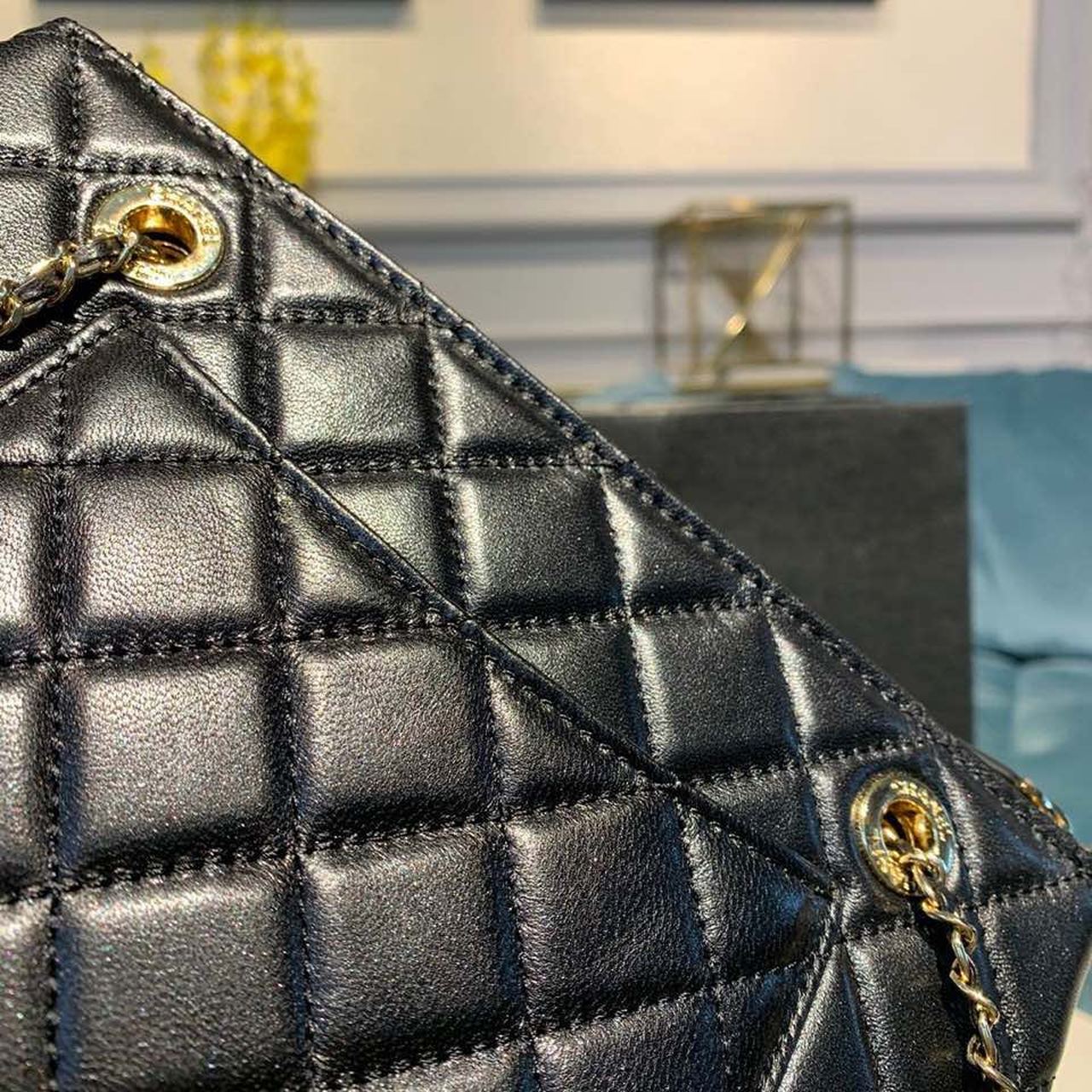 ChanelSmall Double Case Bag With Strap Black For Women, Women’s Bags, Shoulder And Crossbody Bags 9in/23cm AP1074