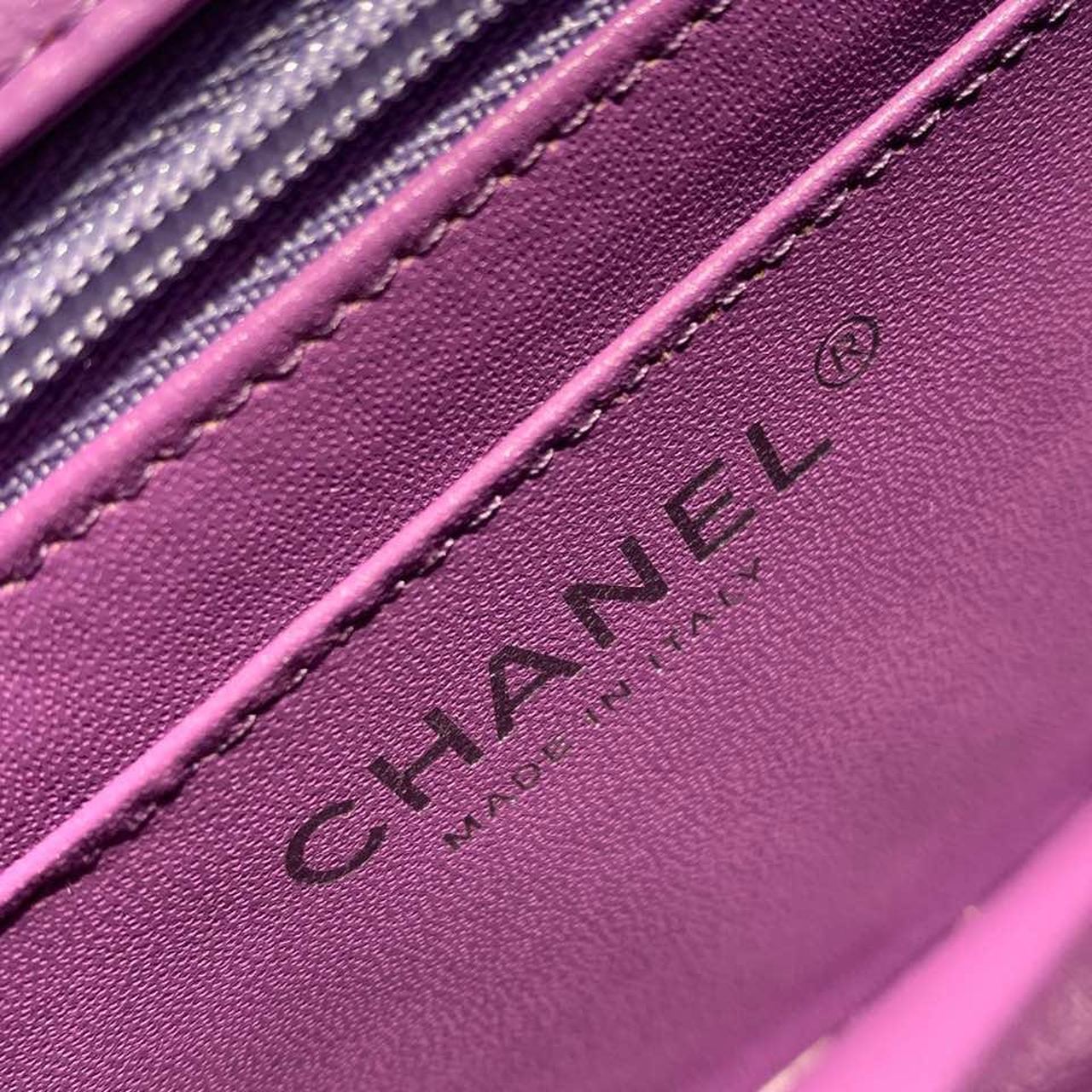 ChanelMini Flap Bag Purple For Women, Women’s Bags, Shoulder And Crossbody Bags 6.7in/17cm A35200