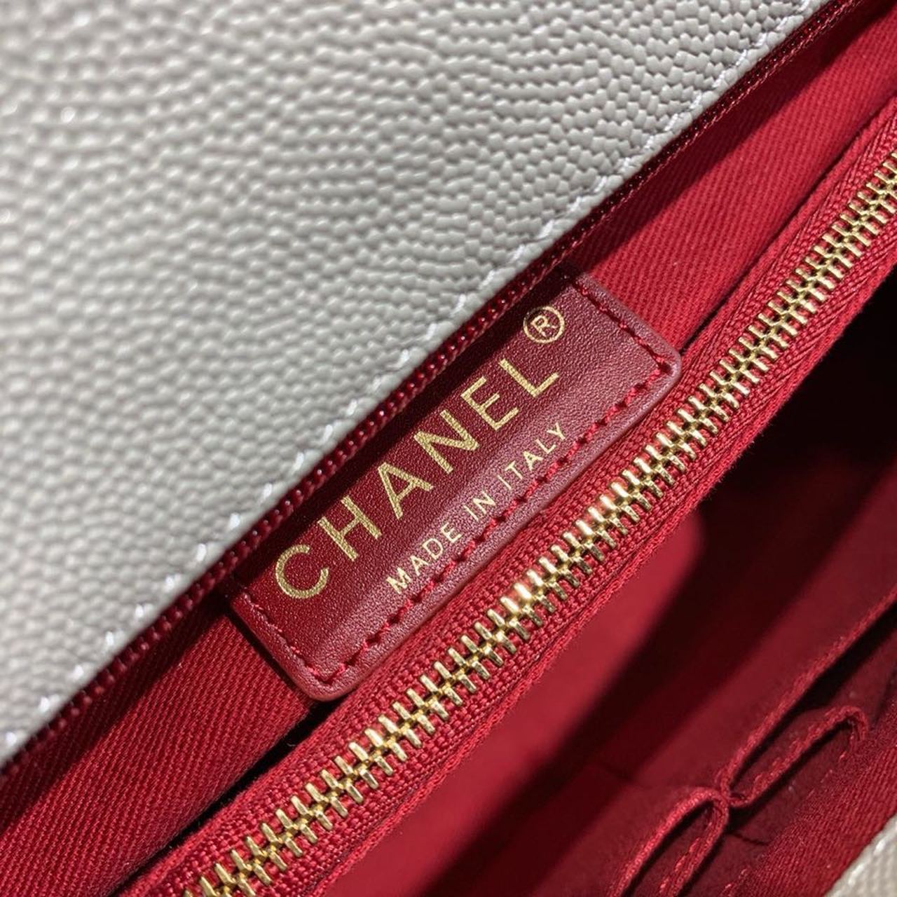 ChanelLarge Flap Bag With Top Handle Grey For Women, Women’s Handbags, Shoulder And Crossbody Bags 11in/28cm A92991