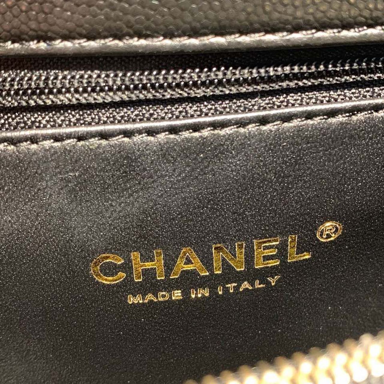 ChanelLarge Flap Bag With Top Handle Black For Women, Women’s Handbags, Shoulder And Crossbody Bags 11in/28cm A92991