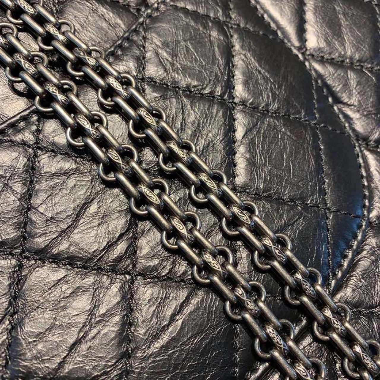 CHL 2.55 Handbag Silver Hardware Black For Women, Women’s Bags, Shoulder And Crossbody 11in/28cm A37586