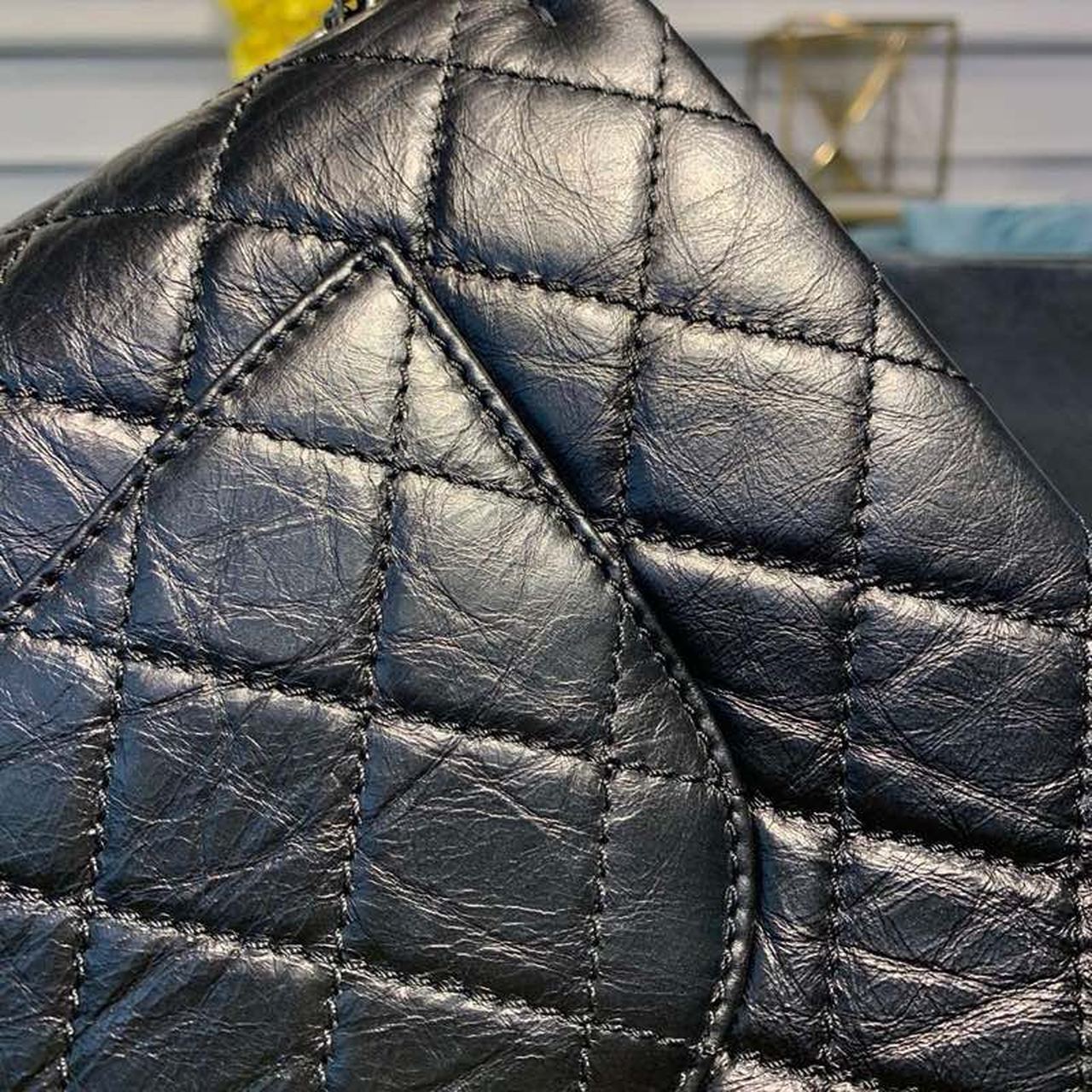 CHL 2.55 Handbag Silver Hardware Black For Women, Women’s Bags, Shoulder And Crossbody 11in/28cm A37586