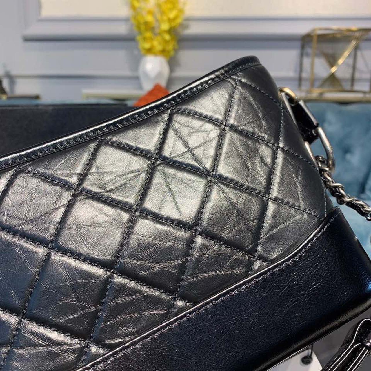ChanelGabrielle Hobo Handbag Black For Women, Women’s Bags, Shoulder And Crossbody Bags 7.8in/20cm AS1582 B03936 94305