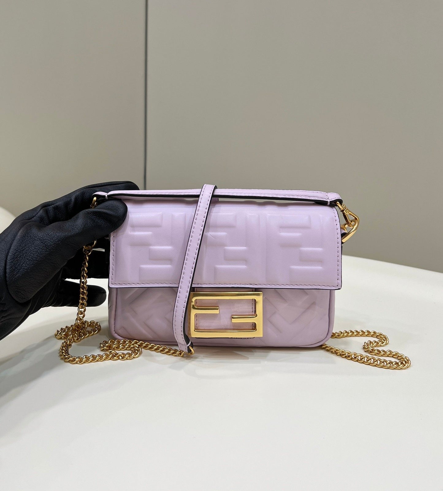 FI Baguette Purple For Women, Women’s Handbags, Shoulder And Crossbody Bags 7.5in/19cm FF 8BS017