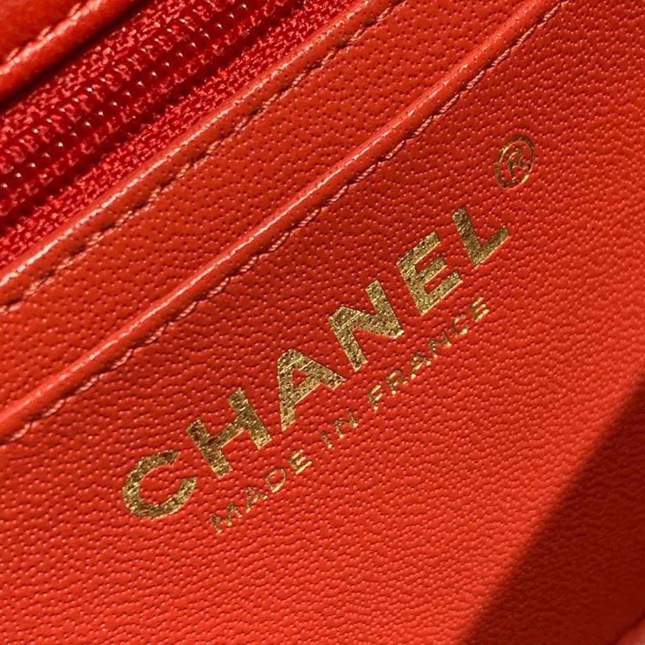 ChanelMini Flap Bag Red For Women, Women’s Bags, Women’s Bag, Shoulder And Crossbody 7.8in/20cm A69900