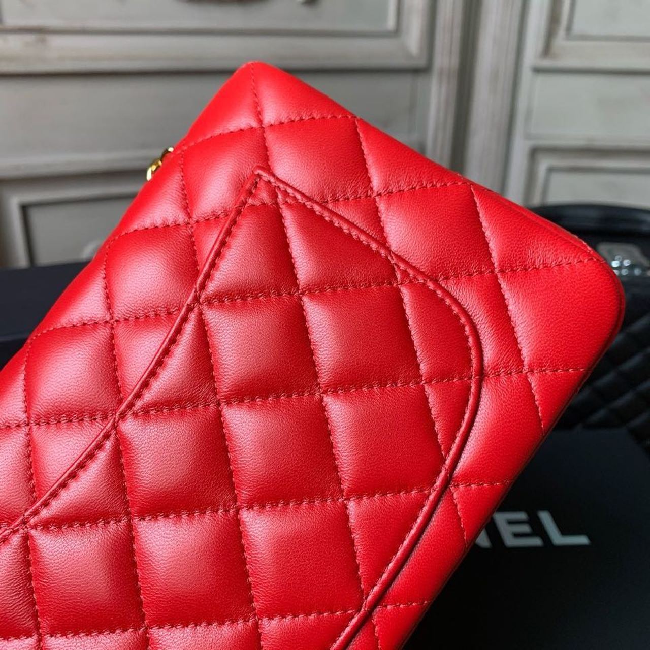 ChanelMini Flap Bag Red For Women, Women’s Bags, Women’s Bag, Shoulder And Crossbody 7.8in/20cm A69900