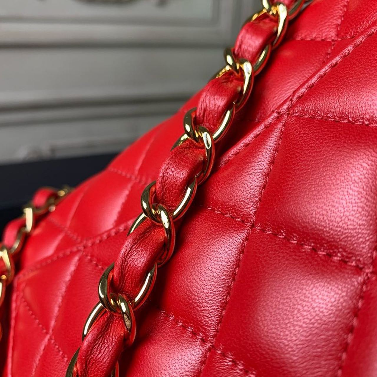 ChanelMini Flap Bag Red For Women, Women’s Bags, Women’s Bag, Shoulder And Crossbody 7.8in/20cm A69900