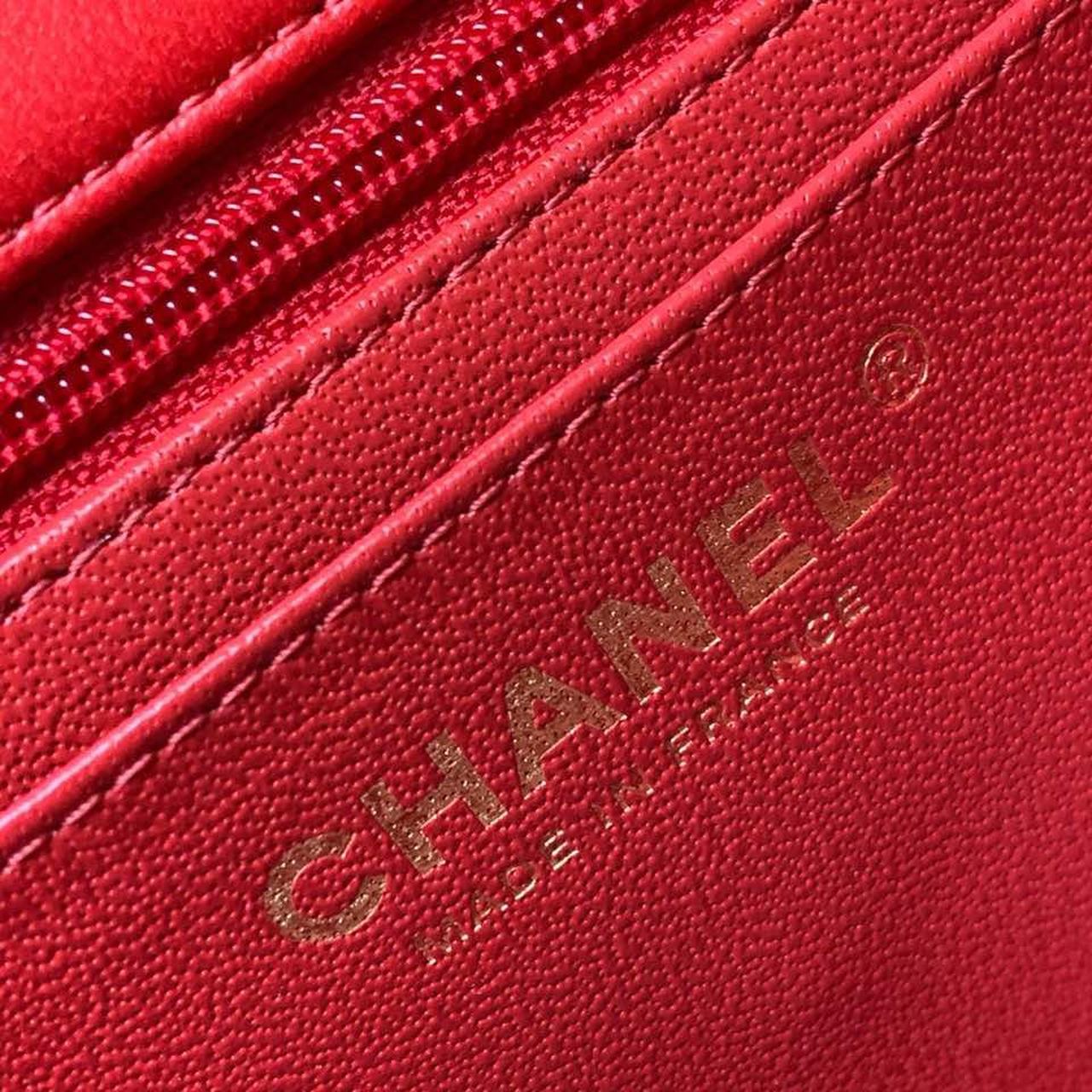 ChanelMini Flap Bag Red For Women, Women’s Bags, Women’s Bag, Shoulder And Crossbody 7.8in/20cm A69900