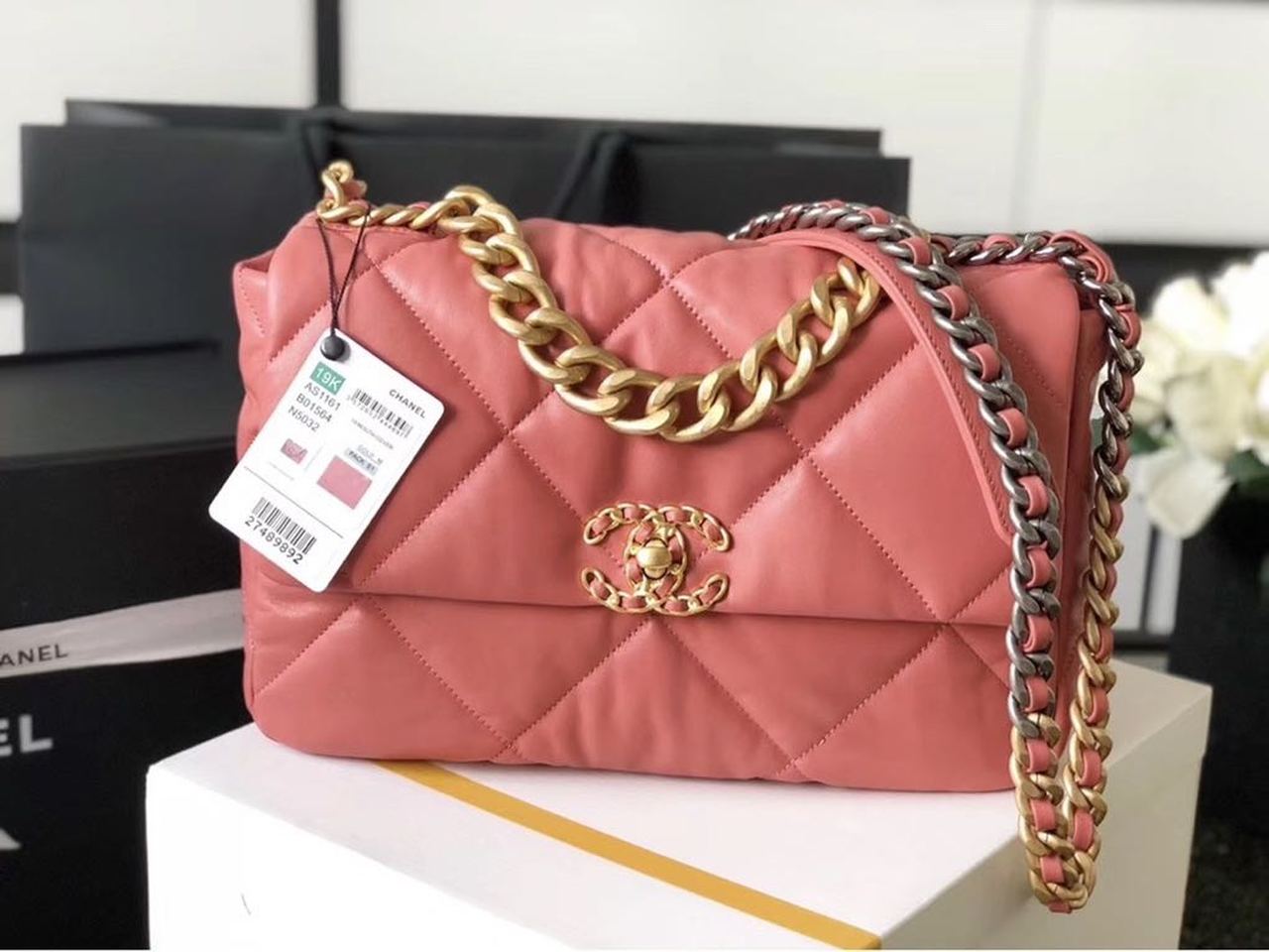 CHL 19 Handbag 26cm PiNike For Women AS1160