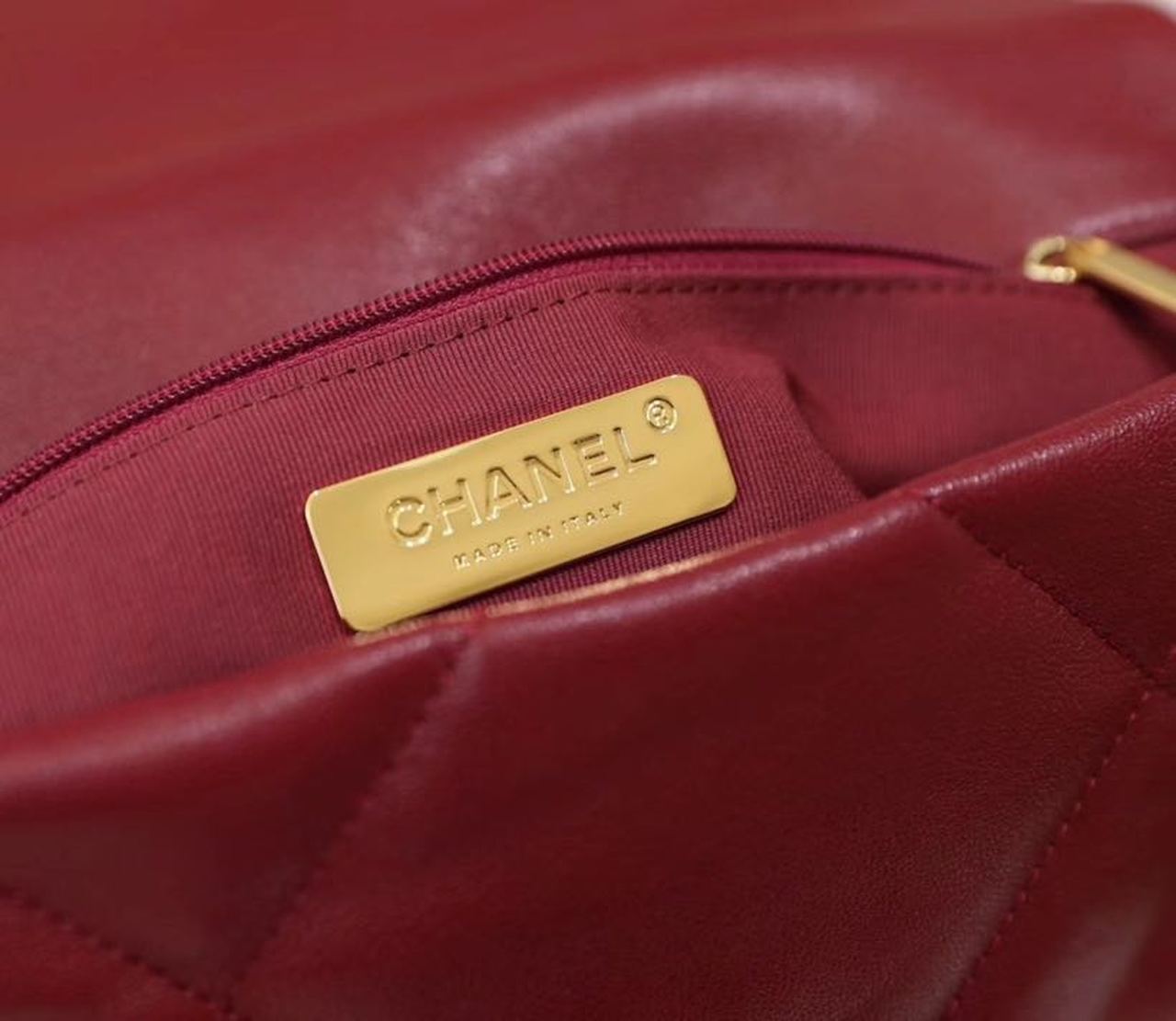 CHL 19 Handbag 26cm Bordeaux For Women AS1160