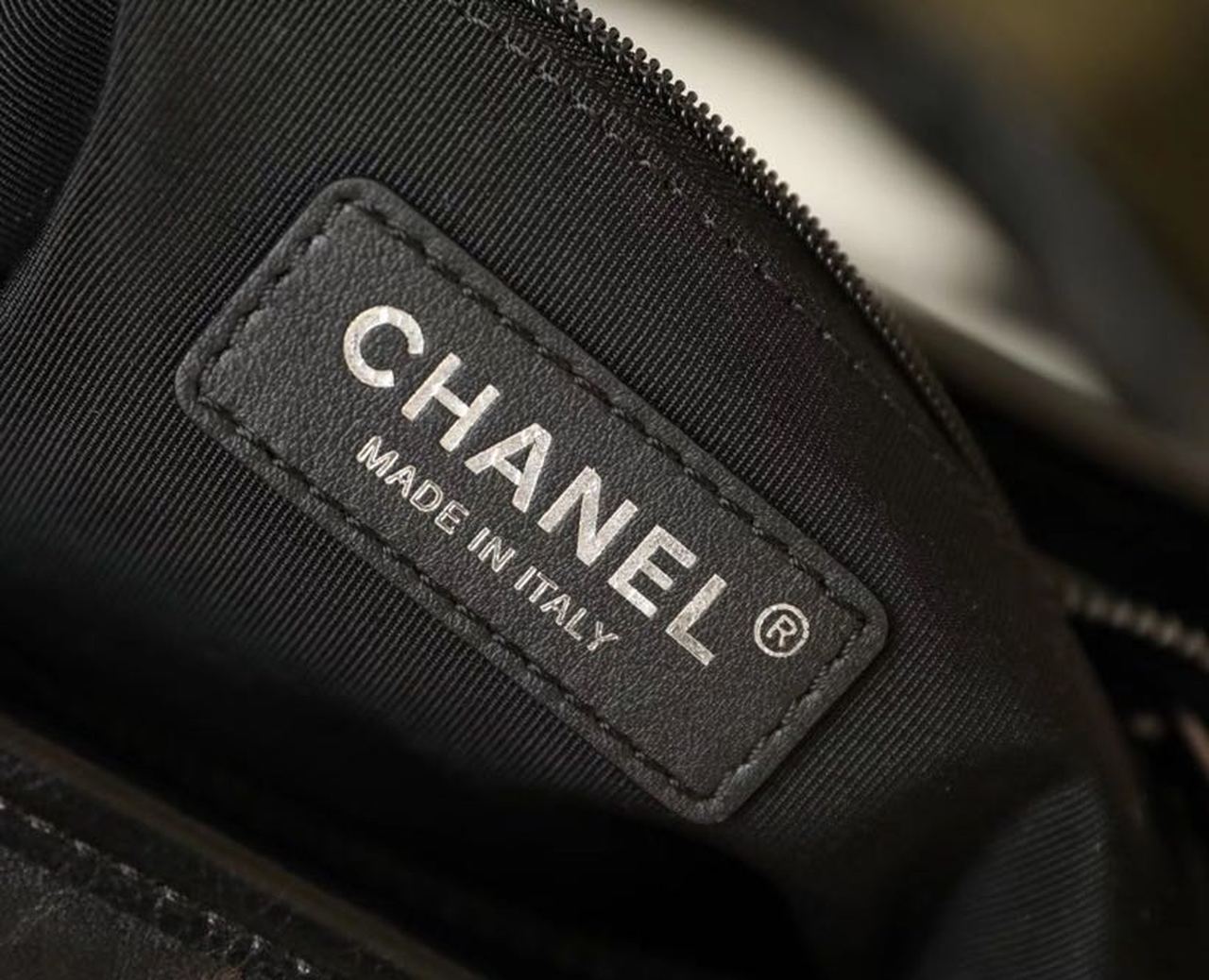 Chanel Gabrielle Hobo Bag 20cm Aged Calfskin Leather Spring/Summer Act 1 Collection, So Black