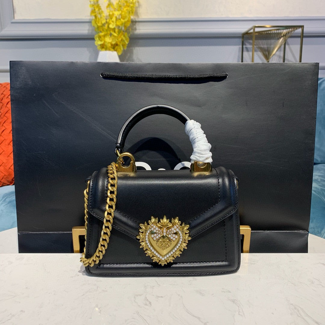 DG Small Devotion Bag Black For Women 7.5in/19cm DG BB6711AV89380999