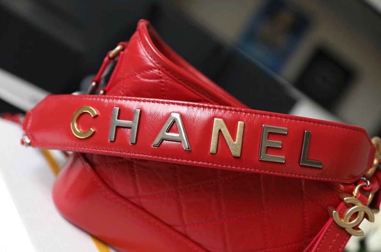 ChanelGabrielle Small Hobo Bag Red For Women 7.8in/20cm A91810