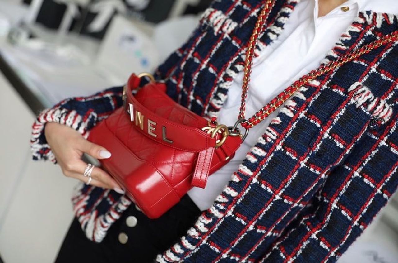 ChanelGabrielle Small Hobo Bag Red For Women 7.8in/20cm A91810