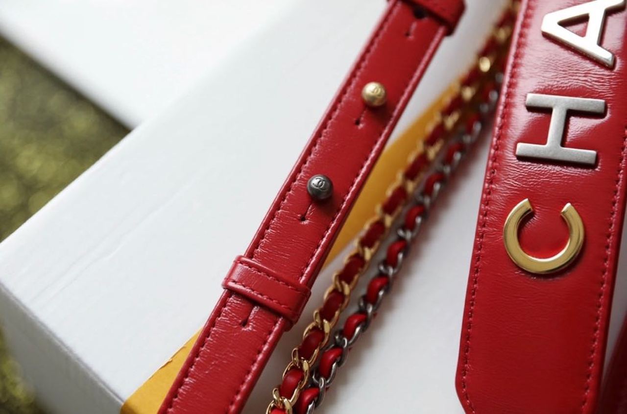 ChanelGabrielle Small Hobo Bag Red For Women 7.8in/20cm A91810