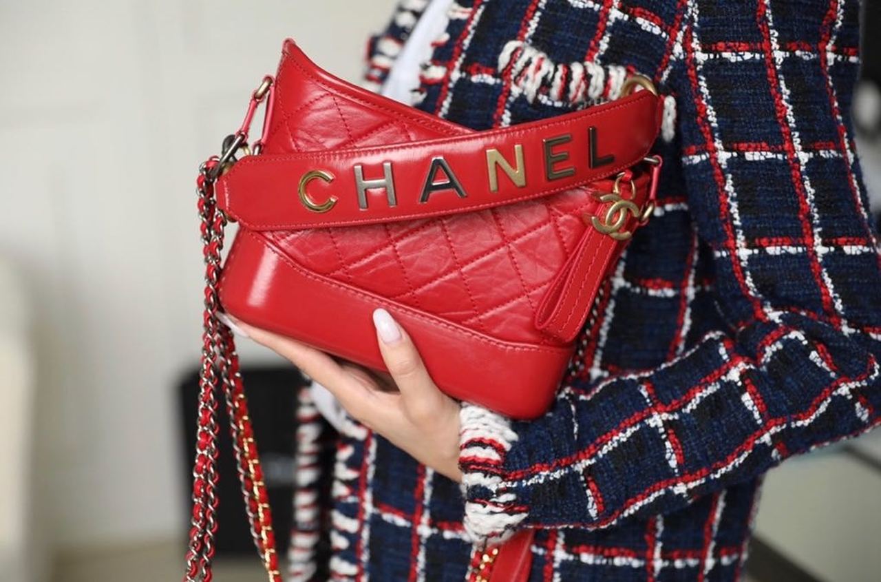 ChanelGabrielle Small Hobo Bag Red For Women 7.8in/20cm A91810