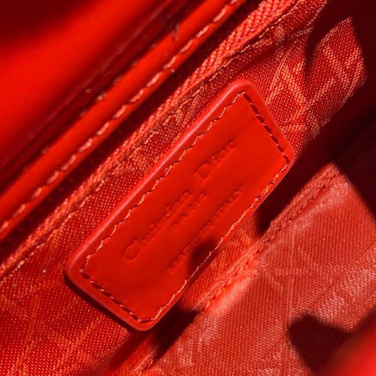 DI Mini Lady Bag with Chain Silver Hardware Spring/Summer Collection, Red, For Women Women’s Handbags, 18cm CD