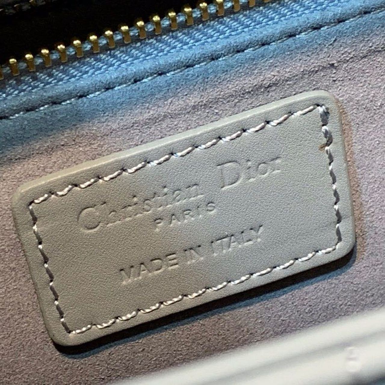 DI Medium Ultramatte Lady Bag Grey For Women 9.5in/24cm CD M0565ILOI_M41G