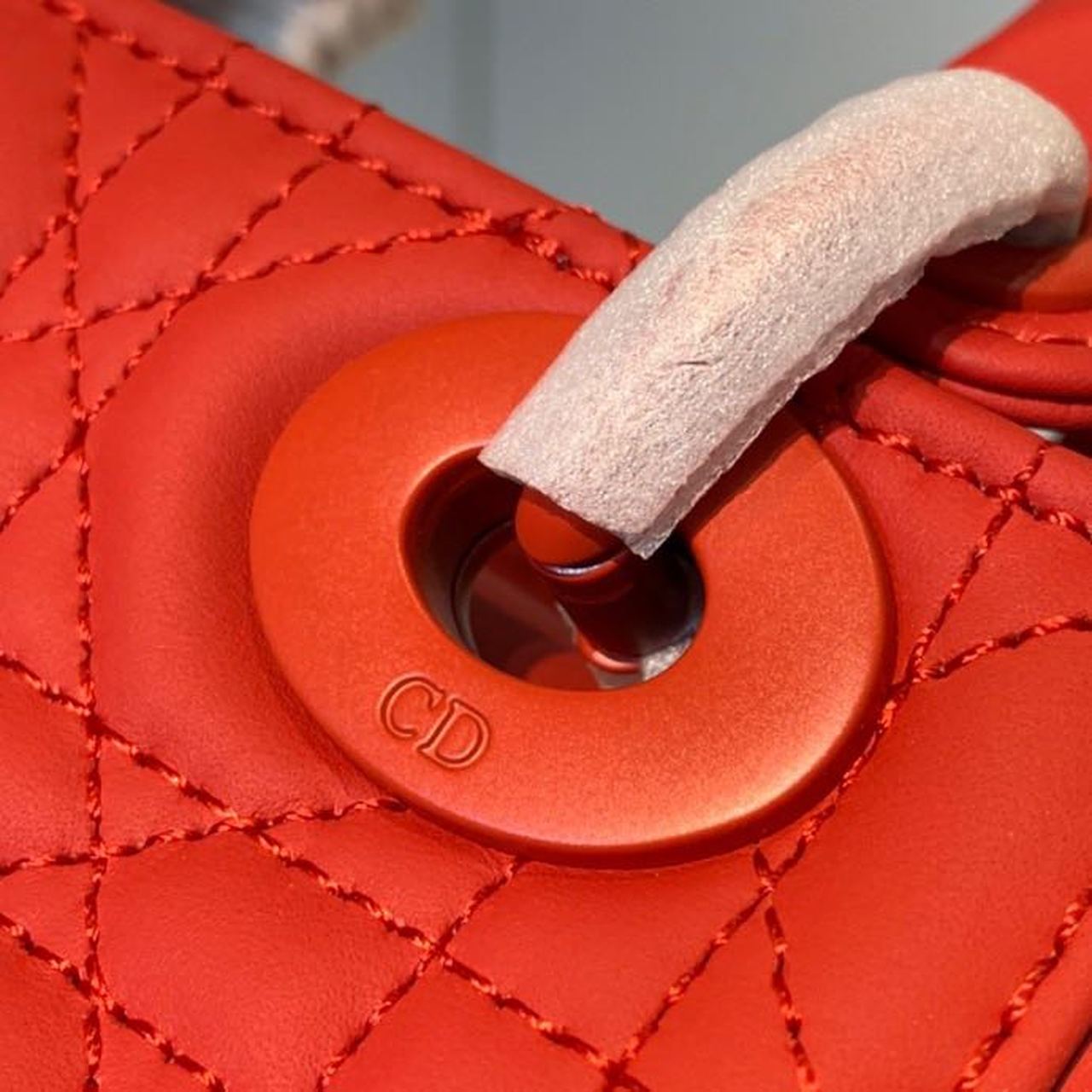 DI Mini Lady Bag with Chain Matte Hardware Spring/Summer Collection, Red , For Women Women’s Handbags, 18cm CD
