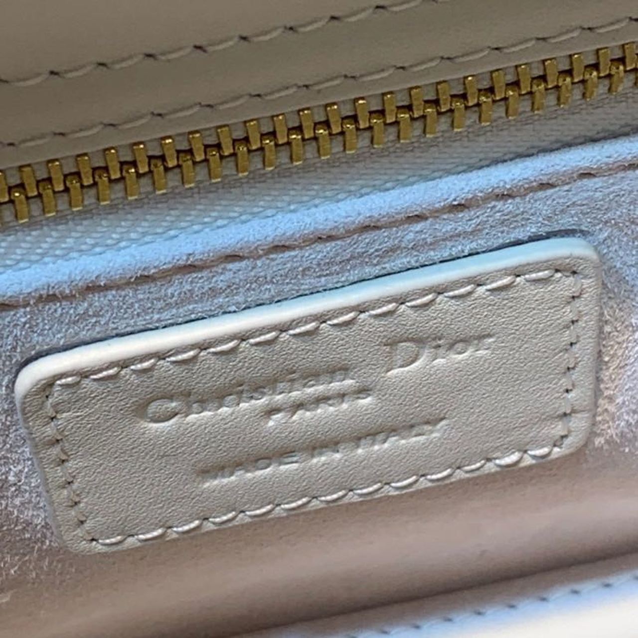 DI Mini Lady Bag Ivory For Women 6.5in/17cm CD M0505SLOI